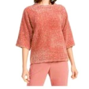 ALFANI Rose and Silver Shimmer Sweater